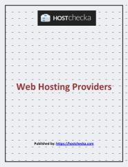 Web Hosting Providers.pdf