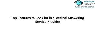 Top Features to Look for in a Medical Answering Service Provider - Télécharger - 4shared  - medical answering service