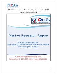 2017 Market Research Report on Global Automotive Multi Camera System Industry.pdf