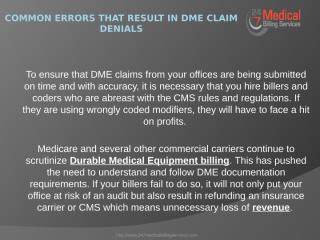 Common Errors that Result in DME Claim Denials.pptx