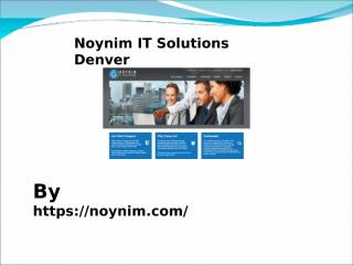 NOYNIM - IT Consulting Services Denver.ppt