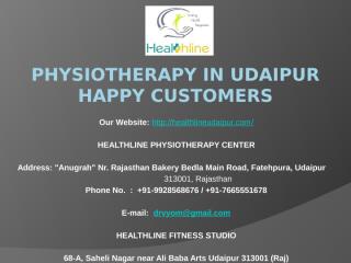 Physiotherapy in Udaipur Happy Customers.pptx