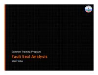 Summer Training Program - Fault Seal Analysis.pdf