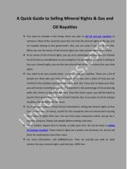 A Quick Guide to Selling Mineral Rights.pdf
